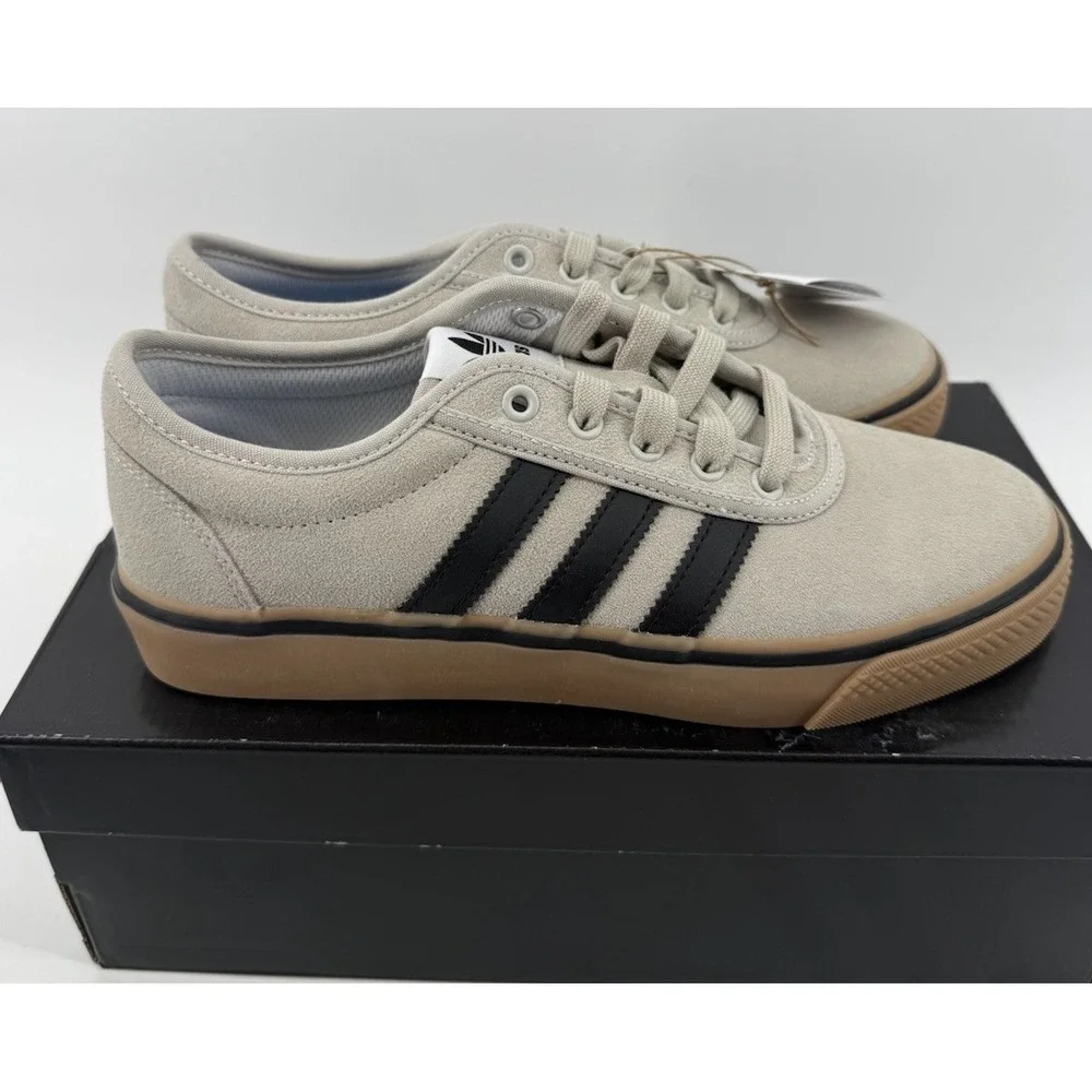 adidas Adi Ease Lace Up Mens White Sneakers Casual‎ Shoes IE3146 7.5M/8.5W